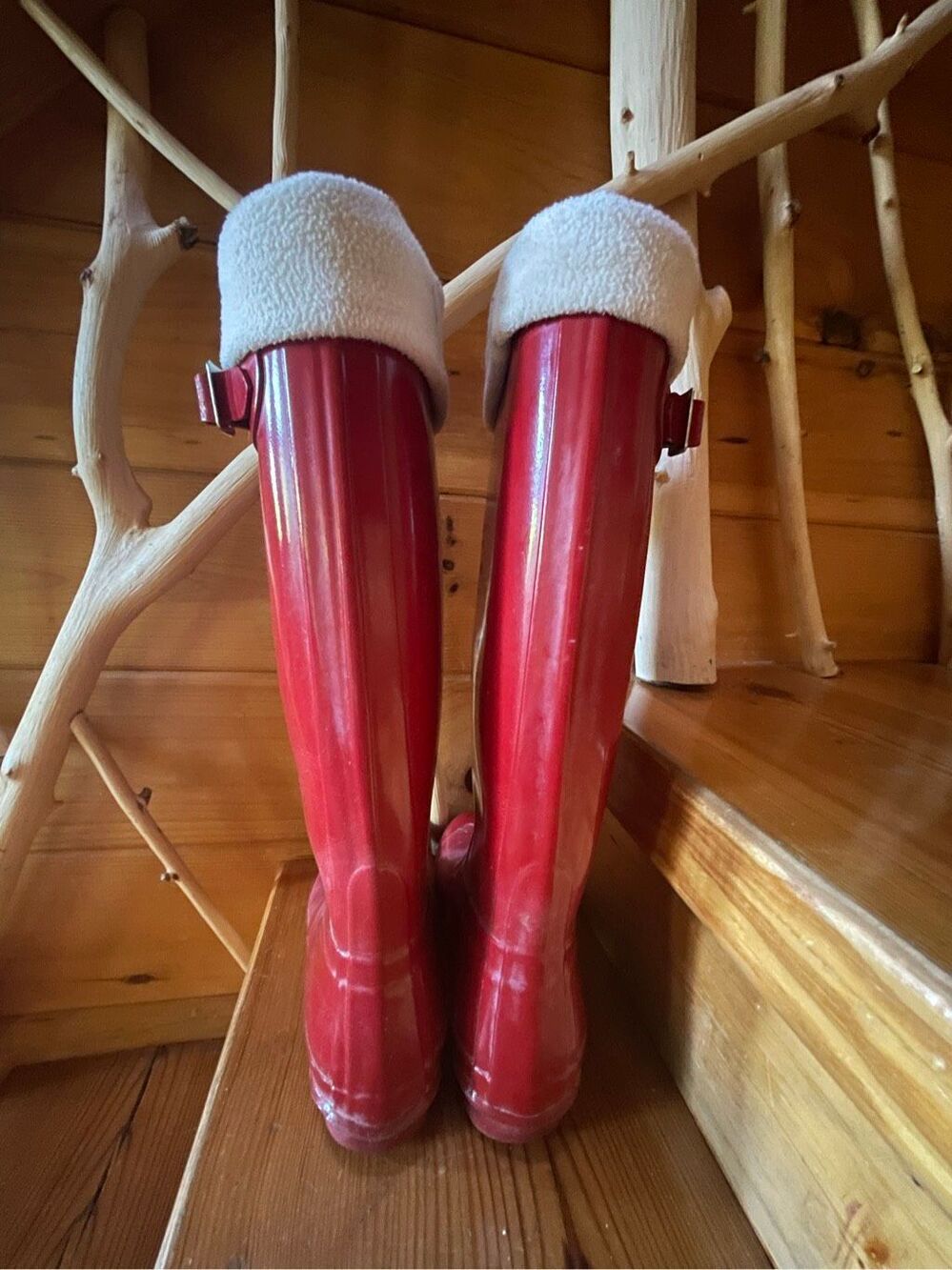 Hunter Rain Boots - Red - Size 9 - Picture 3 of 6